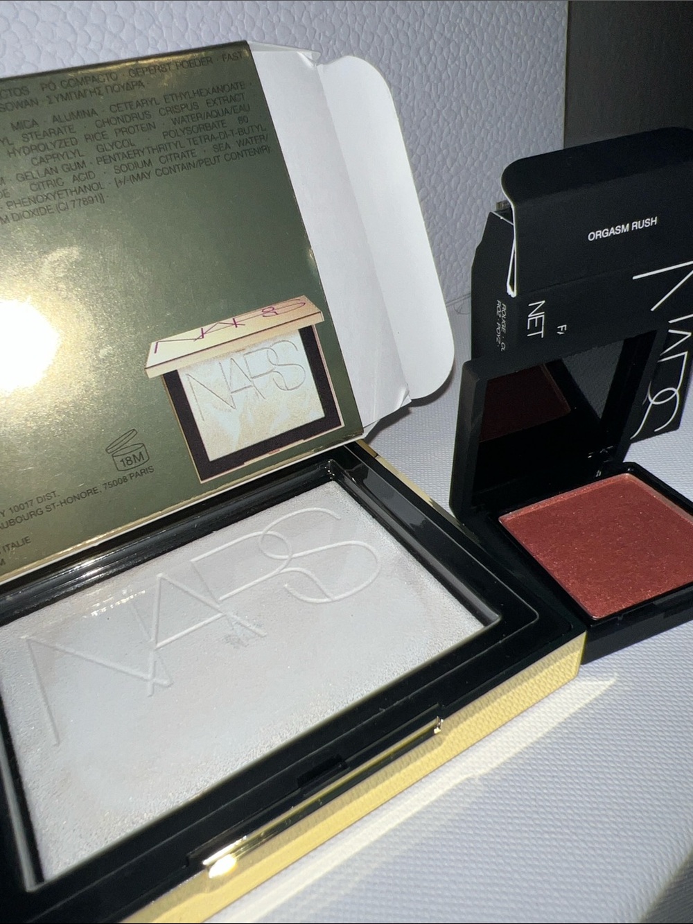 NARS Light-Reflecting Setting Powder — Gold Dust + Mini Blush